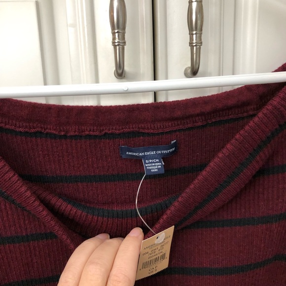 NWT American Eagle women’s ribbed top/sweater - Picture 8 of 9